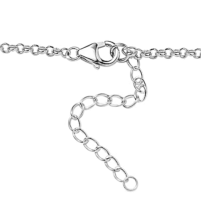 D'Joy Premium Moroccan Amethyst and White Zircon 8.00 ctw Regal Bloom Necklace in Rhodium Over Sterling Silver 18 Inches