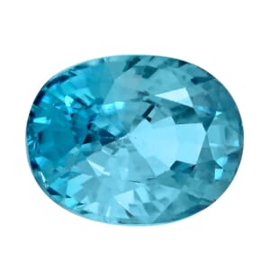 AAAA Blue Zircon (Ovl 8x6 mm) 2.00 ctw