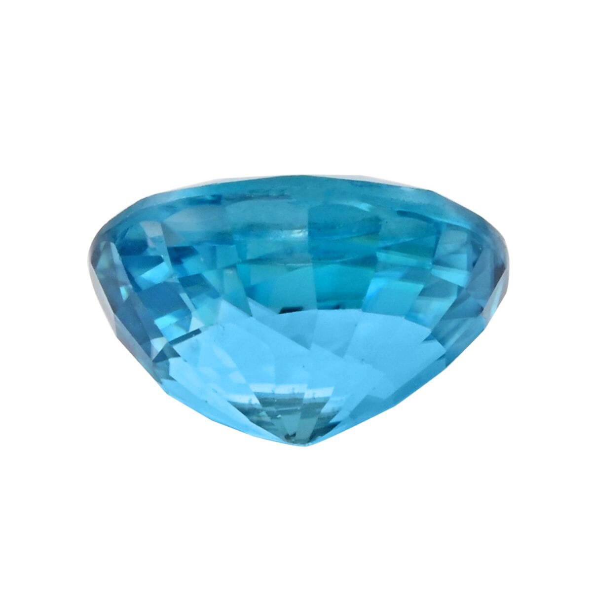 AAAA Blue Zircon (Ovl 8x6 mm) 2.00 ctw image number 2