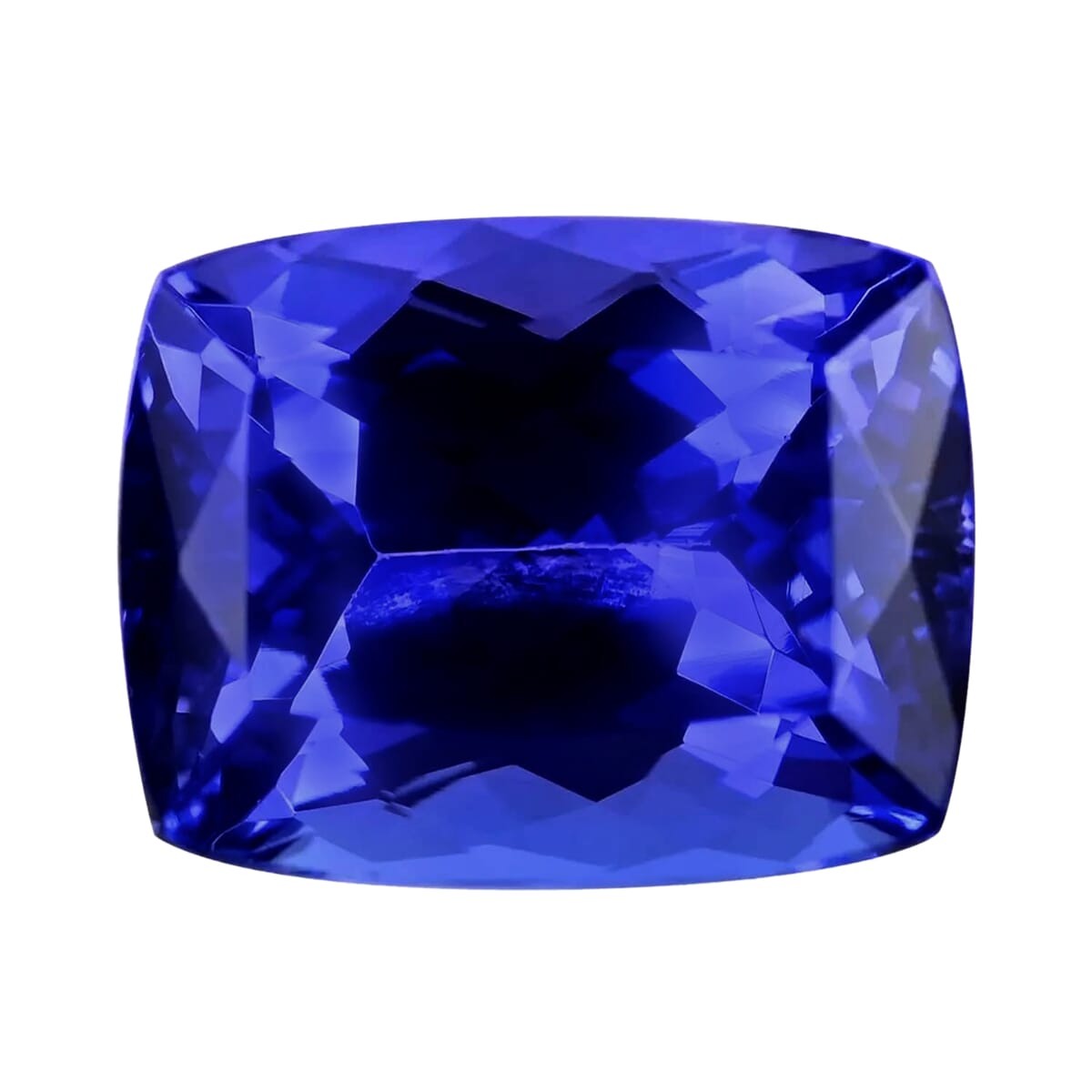 Certified and Appraised AAAA Tanzanite (Cush 9x7 mm) 2.00 ctw image number 0