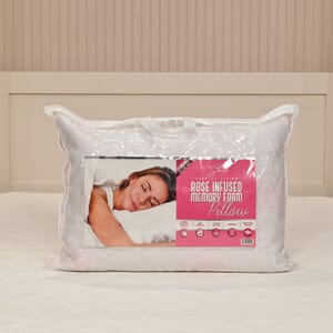 Supreme Living Rose Infused Memory Foam Pillow -Standard