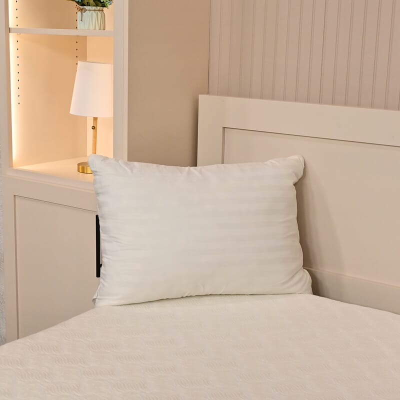 Supreme Living Dobby Striped Memory Foam Pillow -Standard