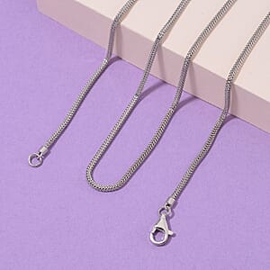 Dragon Bone Chain Necklace in 950 Platinum 10.1 Grams 20 Inches