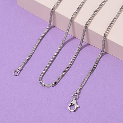 Dragon Bone Chain Necklace in 950 Platinum 10.1 Grams 20 Inches