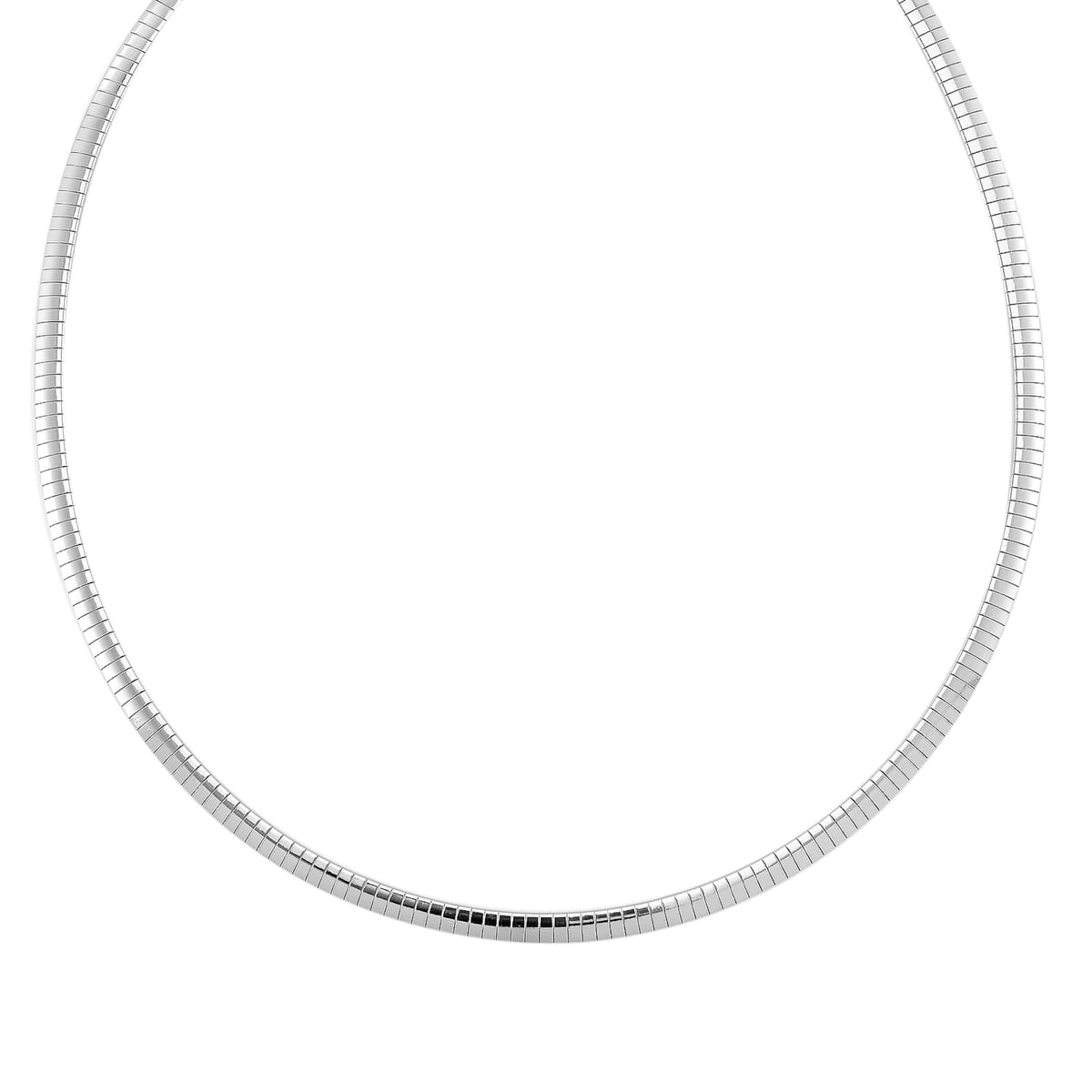 One Time Only Omega Chain Necklace (24-26 Inches) in Stainless Steel image number 2