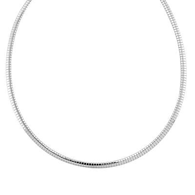 Omega Chain Necklace (24-26 Inches) in Stainless Steel