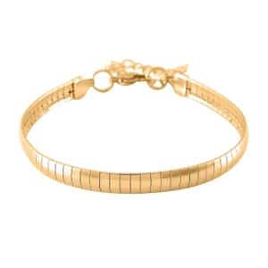 One Time Only Omega Chain Bracelet in ION Plated YG Stainless Steel (8-9.5In)