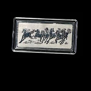 999 Platinum Seven Horses Emboss Sheet 500mg