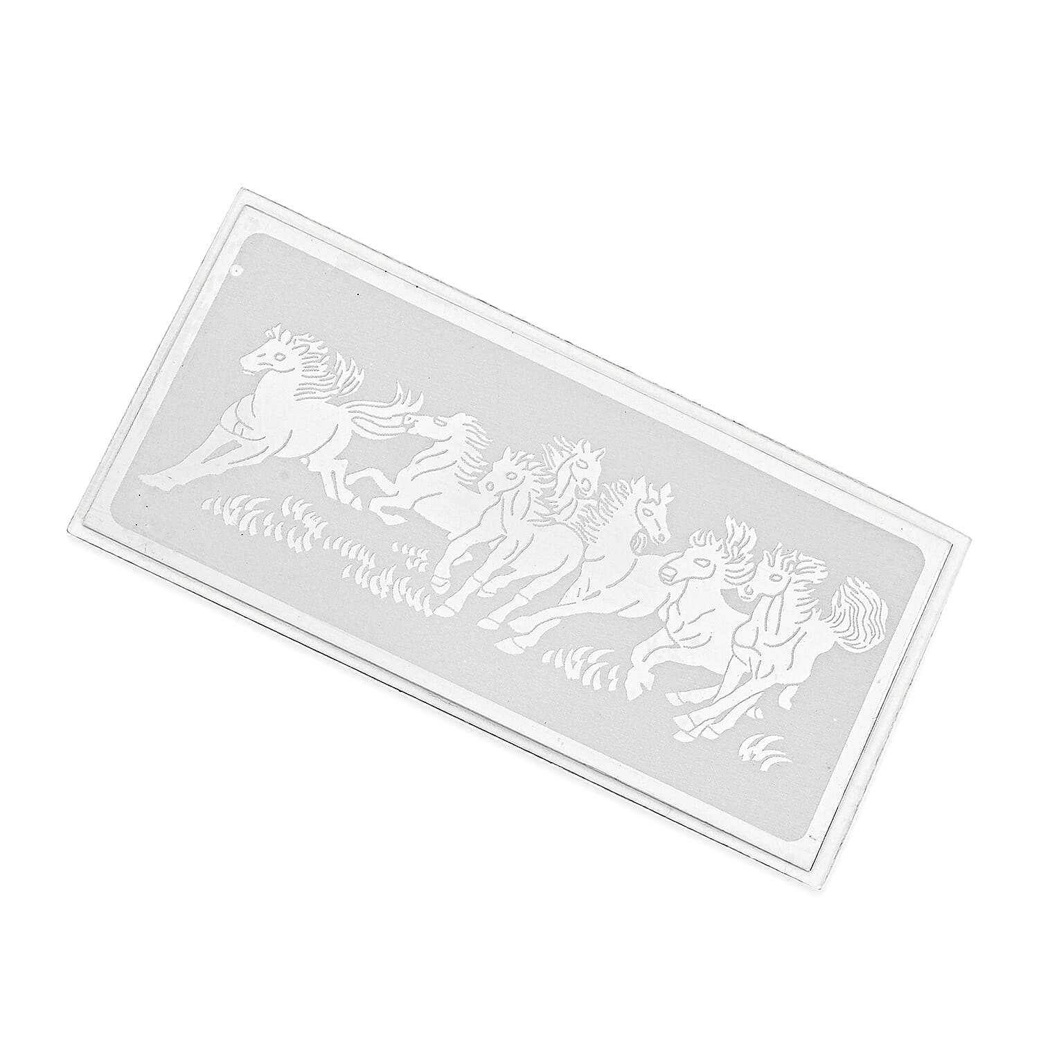 999 Platinum Seven Horses Emboss Sheet 500mg