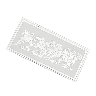 999 Platinum Seven Horses Emboss Sheet 500mg