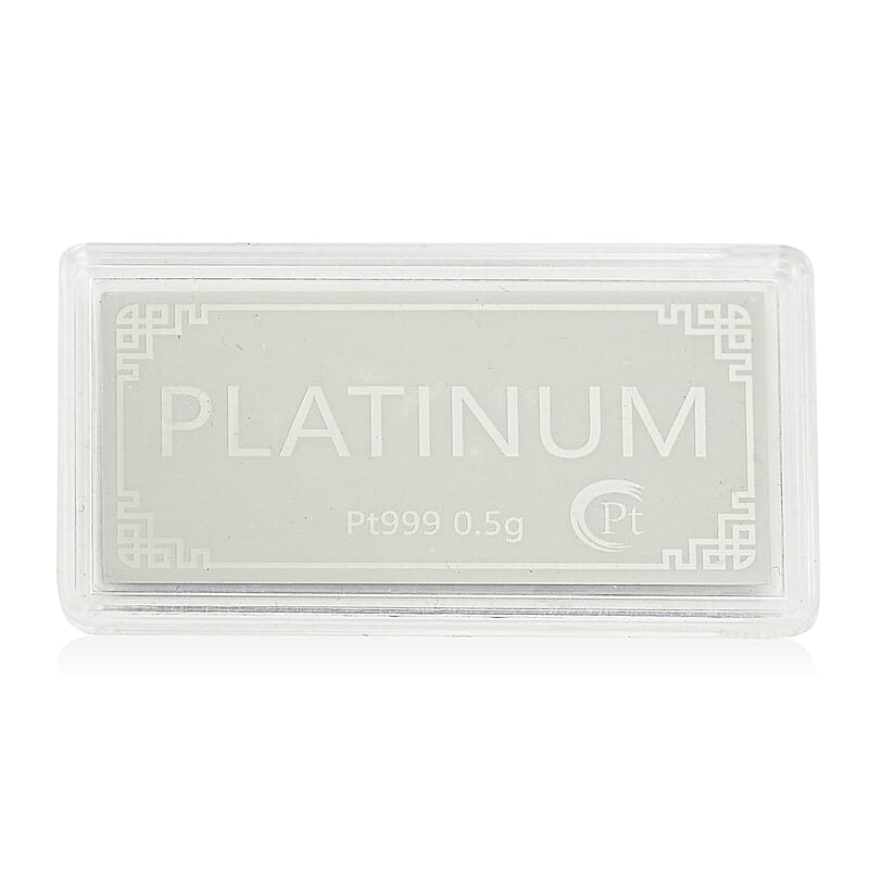 999 Platinum Dragon and Phoenix Emboss Sheet 500mg