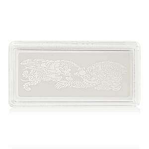 999 Platinum Dragon and Phoenix Emboss Sheet 500mg