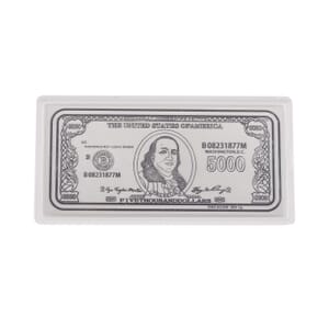999 Fine Silver Currency Sheet 103mmx49mm (1g)