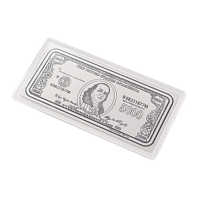 999 Fine Silver Currency Sheet 103mmx49mm (1g)