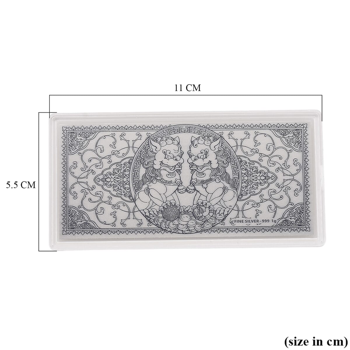 999 Fine Silver Pixiu Sheet 103mmx49mm (1g) image number 4