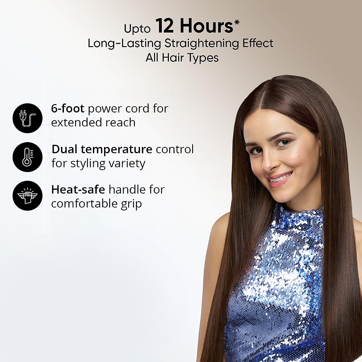 Closeout Vivitar Mini Heated Volumizing Hair Brush image number 2