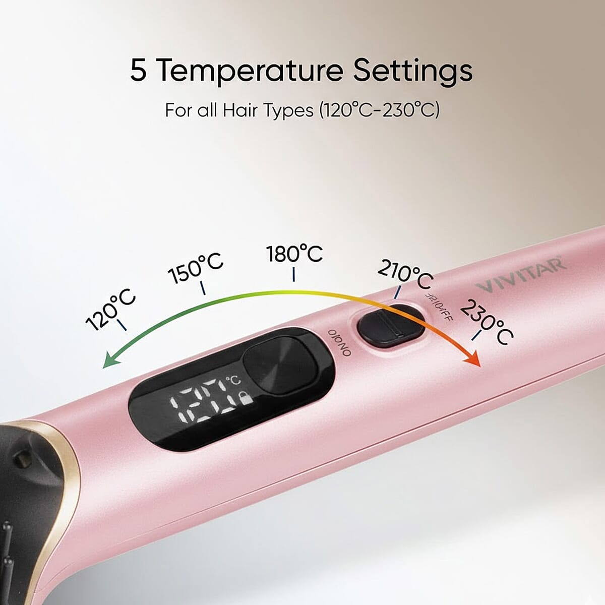 Closeout Vivitar Mini Heated Volumizing Hair Brush image number 4