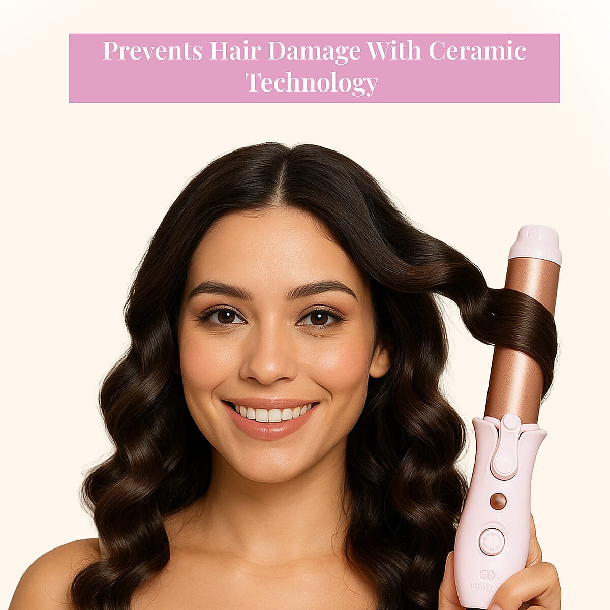 Closeout Vivitar Ceramic Mini Curling Iron image number 1