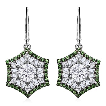 Moissanite & Tsavorite Garnet - Product card gallery slide 1 (10178043576633)