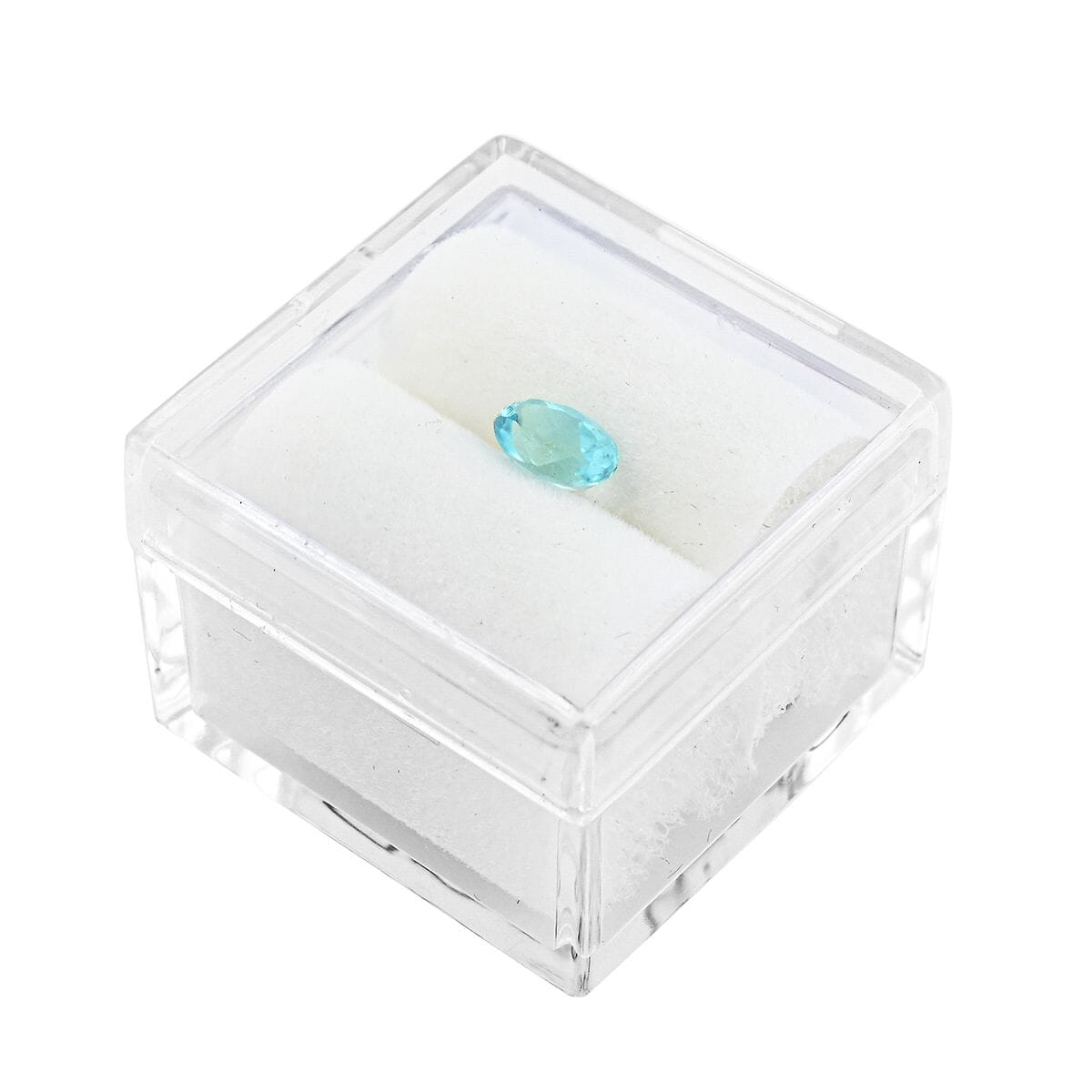 AAAA Paraiba Tourmaline (Oval Free Size) 0.40 ctw image number 3