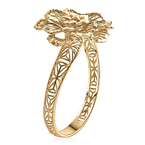 10K Yellow Gold Floral Ring 1.60 Grams(Size 10.0)