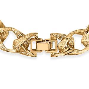Curb Majestic Link Chain Bracelet in 10K Yellow Gold (7.25 In) 8.40 Grams