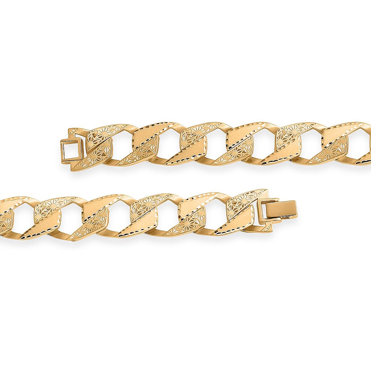 Curb Chain Bracelet in 10K Yellow Gold (7.25 In) 8.40 Grams image number 3