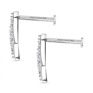 Rachel Galley Moissanite  Fancy Earring in Rhodium OverSterling Silver