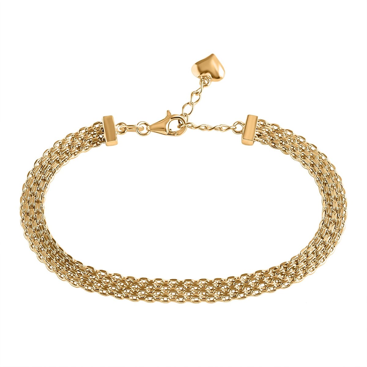 Bismark Chain Bracelet in 10K Yellow Gold (7.25 In) 3.50 Grams image number 0