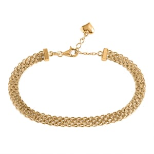 Bismark Chain Bracelet in 10K Yellow Gold (7.25 In) 3.50 Grams