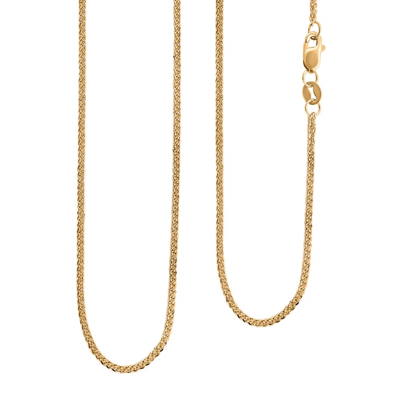Singapore Chain Necklace in 9K Yellow Gold 1.40 Grams 20 Inches