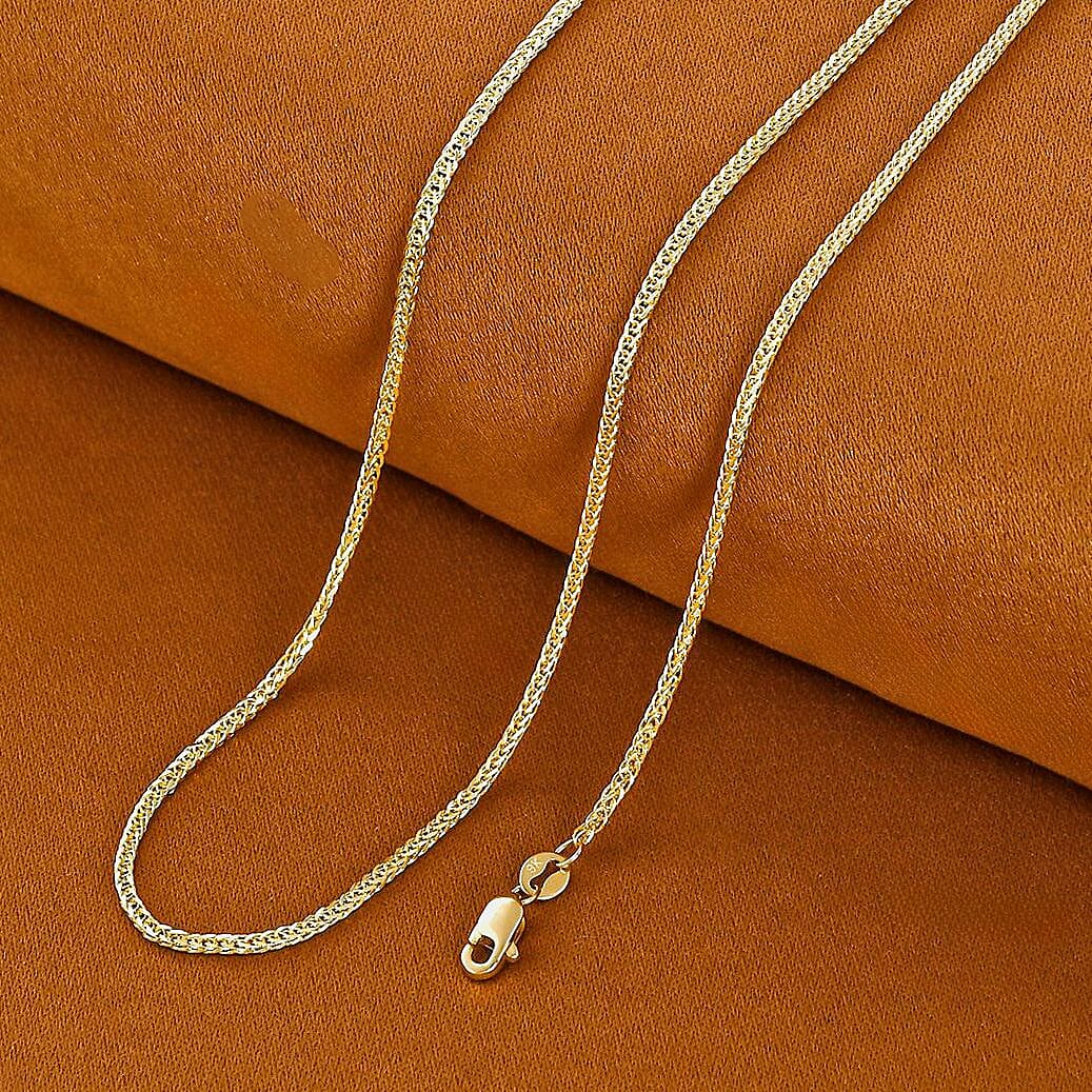 Singapore Chain Necklace in 9K Yellow Gold 1.40 Grams 20 Inches