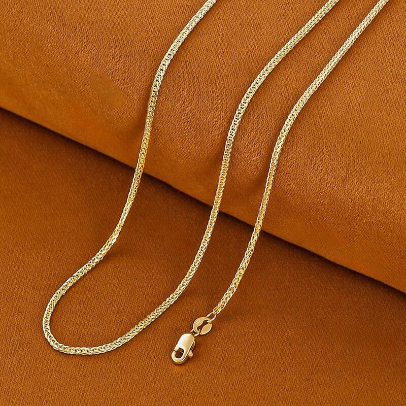 Singapore Chain Necklace in 9K Yellow Gold 1.40 Grams 20 Inches