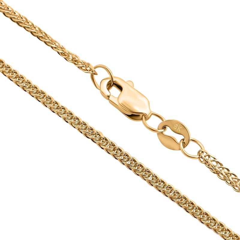 Singapore Chain Necklace in 9K Yellow Gold 1.40 Grams 20 Inches