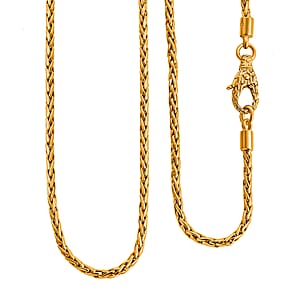 Bali Legacy 22K Vermeil Yellow Gold Over Sterling Silver Padian Necklace 20 Inches 18.79 Grams