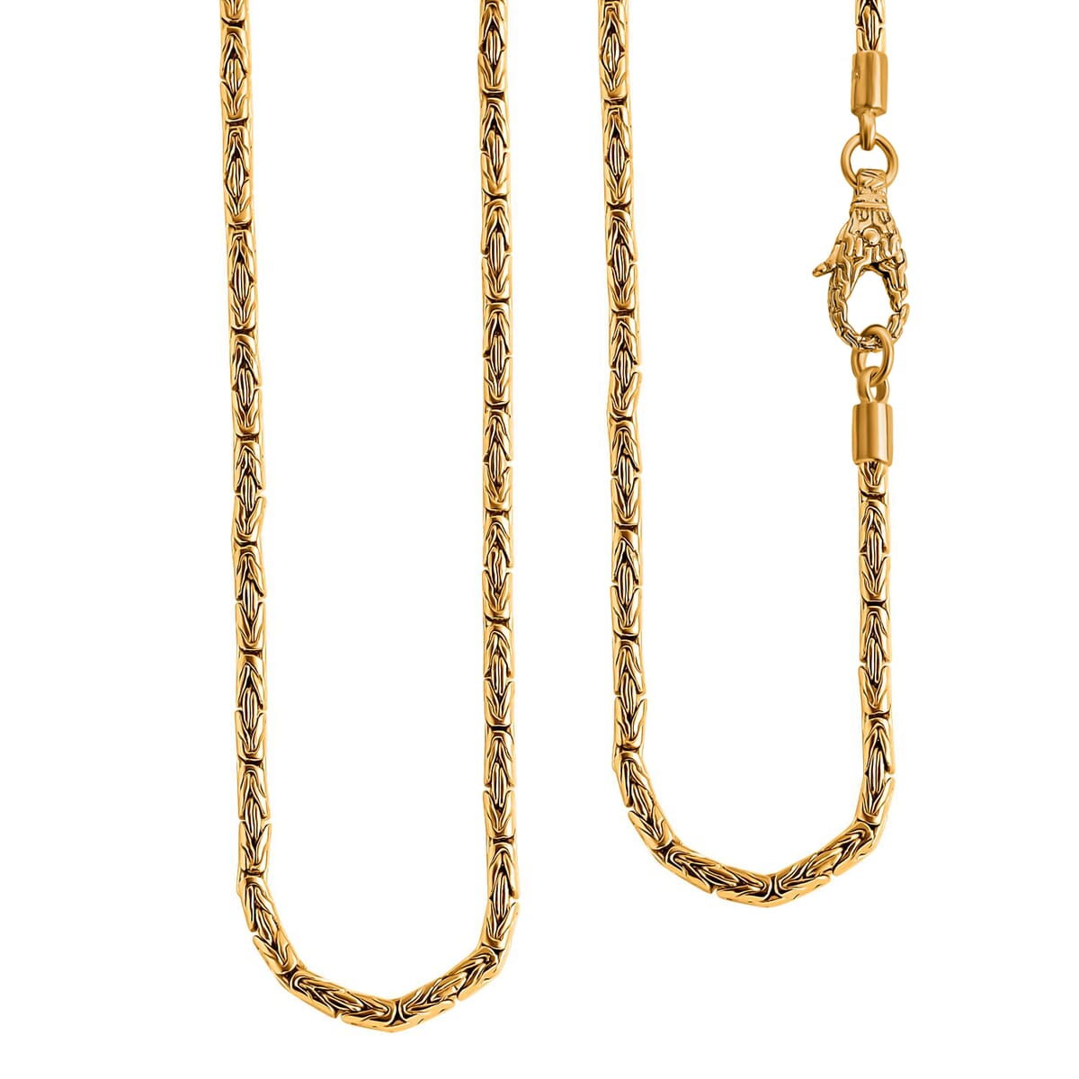 Bali Legacy 22K Vermeil Yellow Gold Over Sterling Silver Borobudur Necklace 20 Inches 22.38 Grams image number 0