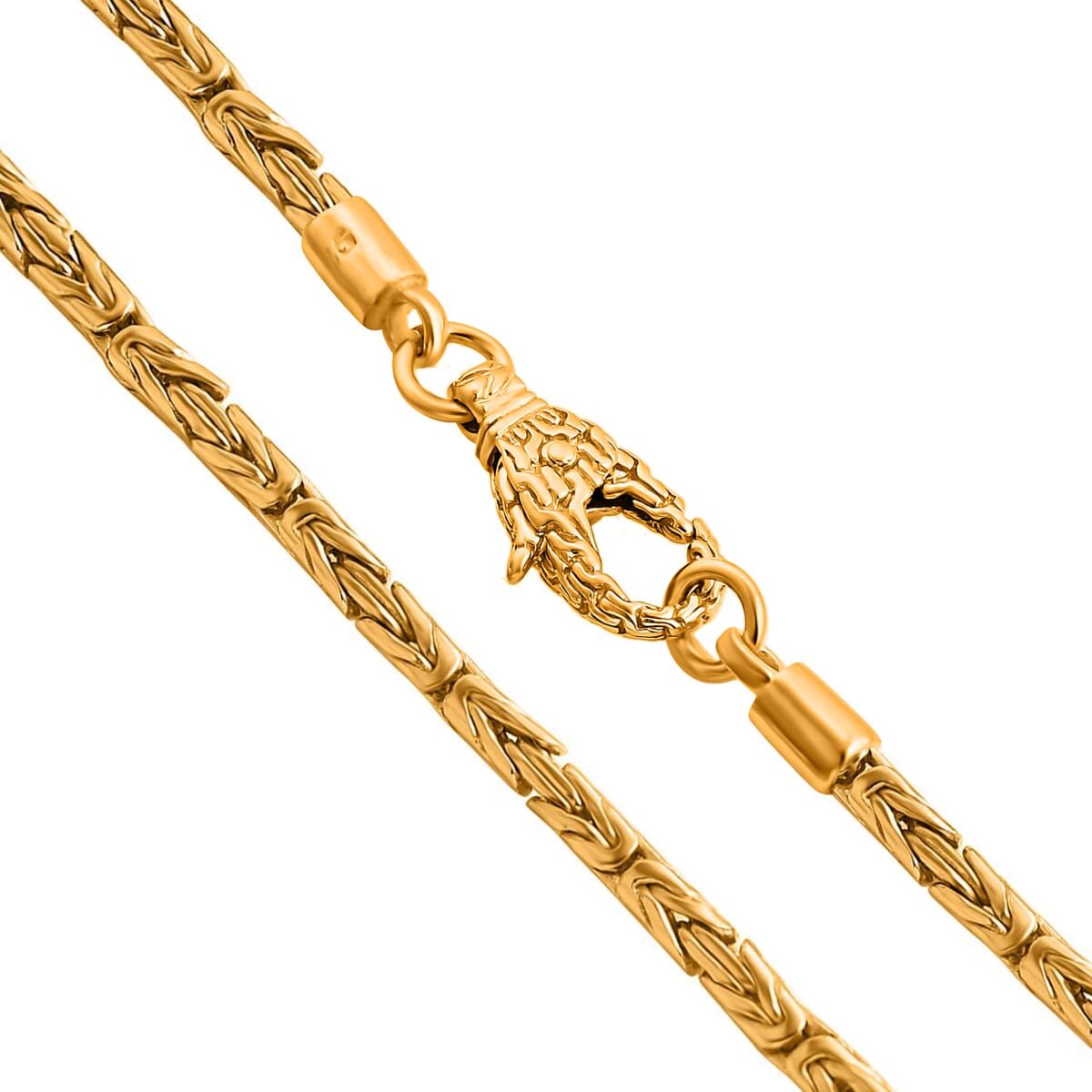 Bali Legacy 22K Vermeil Yellow Gold Over Sterling Silver Borobudur Necklace 20 Inches 22.38 Grams image number 3