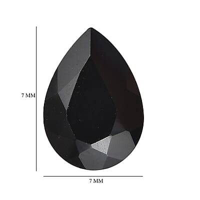 Thai Black Spinel (Pear 10x7 mm) 1.90 ctw Loose Gemstone