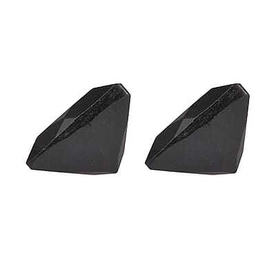 Set of 2 Thai Black Spinel (Trl 7 mm) 2.47 ctw Loose Gemstone