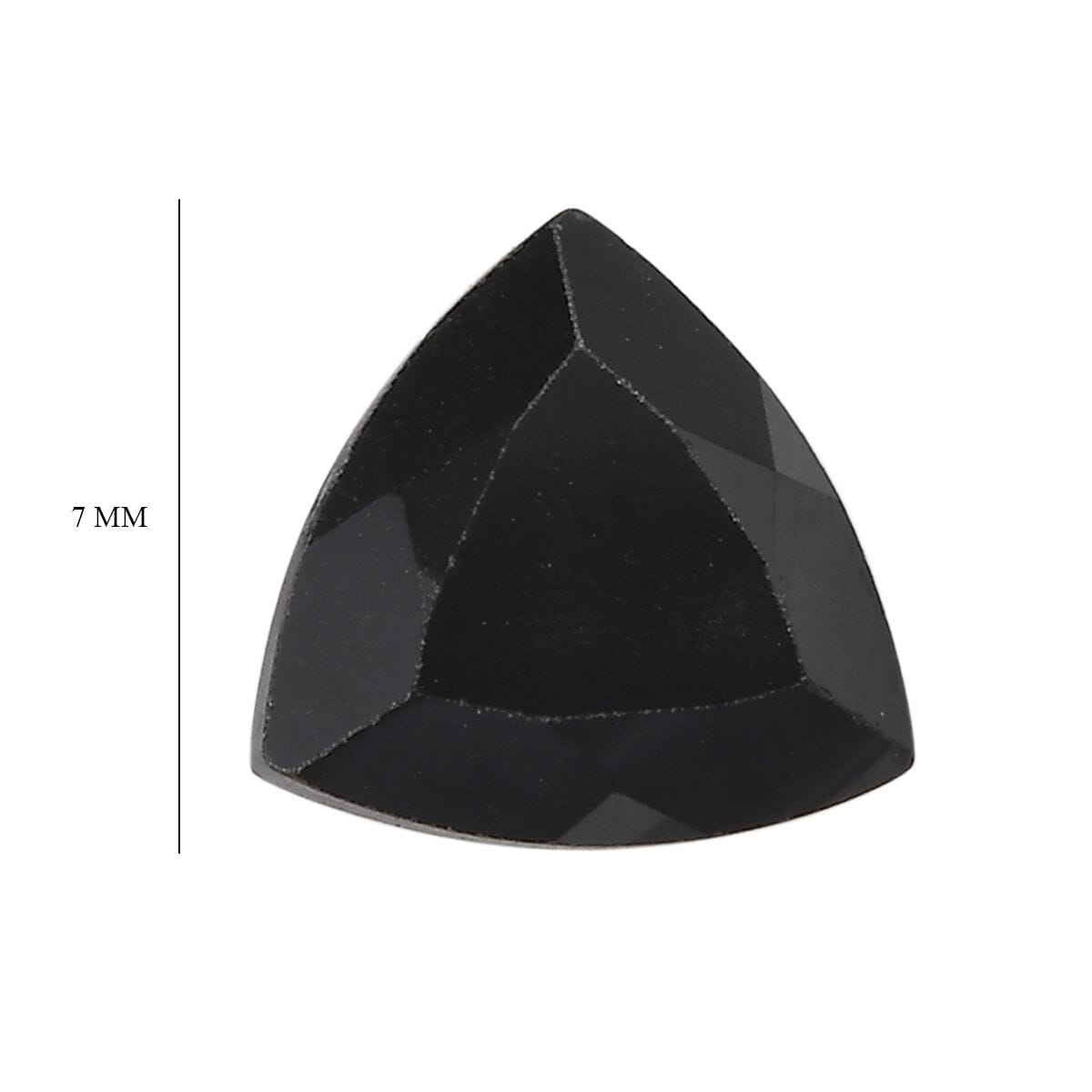 Set of 2 Thai Black Spinel (Trl 7 mm) 2.47 ctw Loose Gemstone image number 4