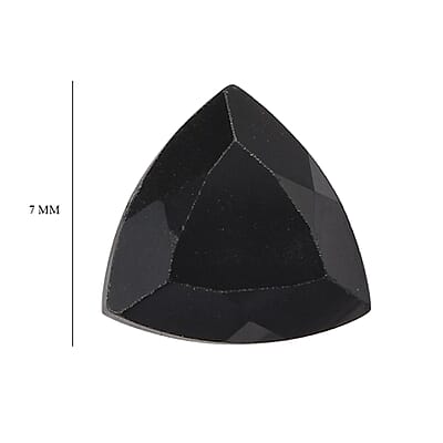 Set of 2 Thai Black Spinel (Trl 7 mm) 2.47 ctw Loose Gemstone