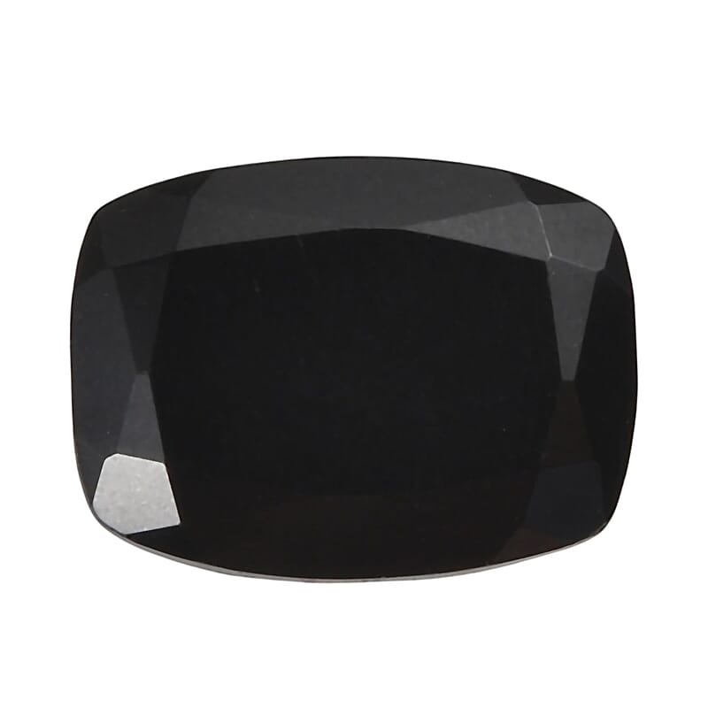 Australian Black Tourmaline (Cush 8x6 mm) 1.30 ctw Loose Gemstone