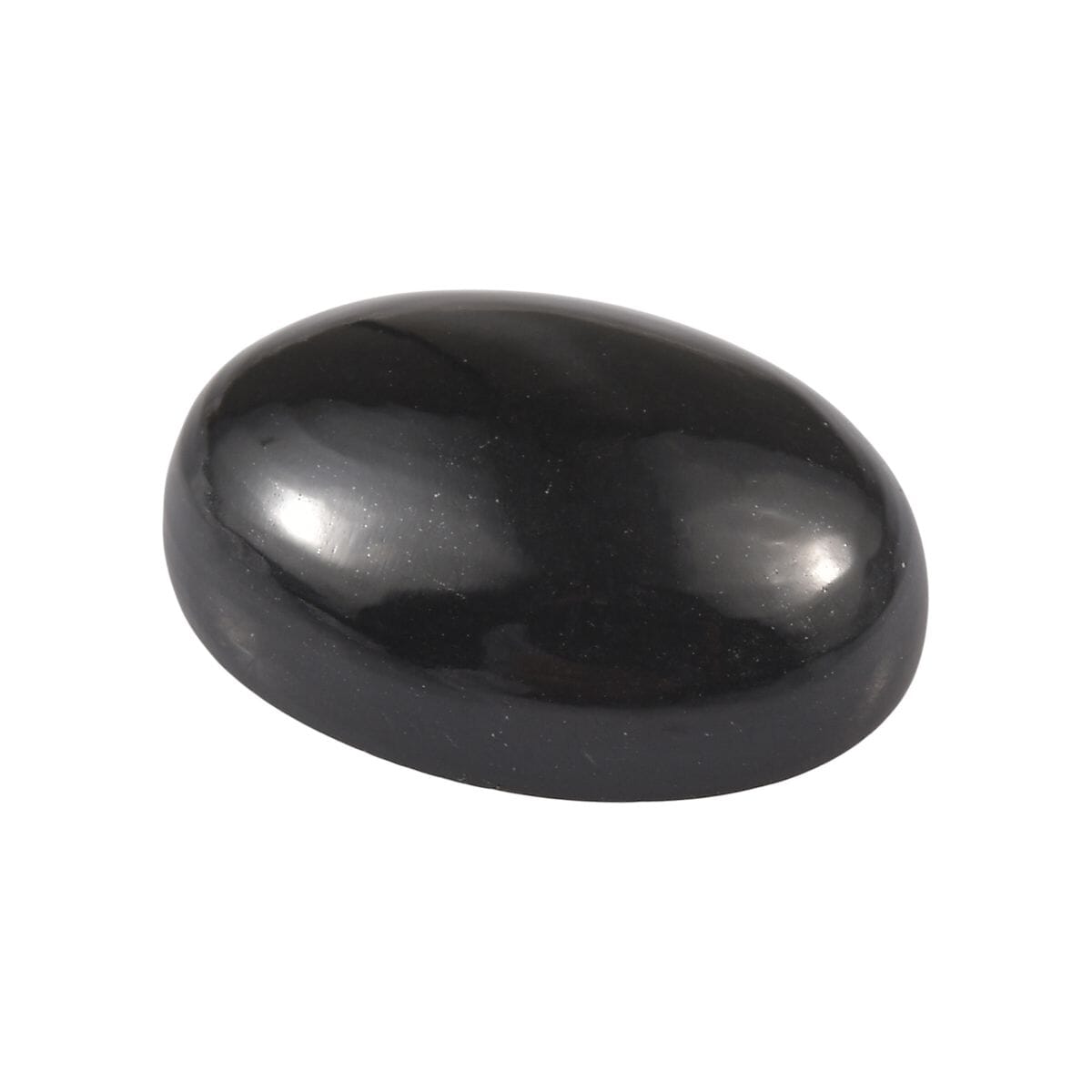Australian Black Tourmaline (Oval 14x10 mm) 4.77 ctw Loose Gemstone image number 2
