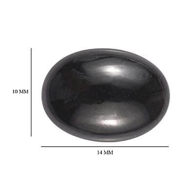 Australian Black Tourmaline (Oval 14x10 mm) 4.77 ctw Loose Gemstone