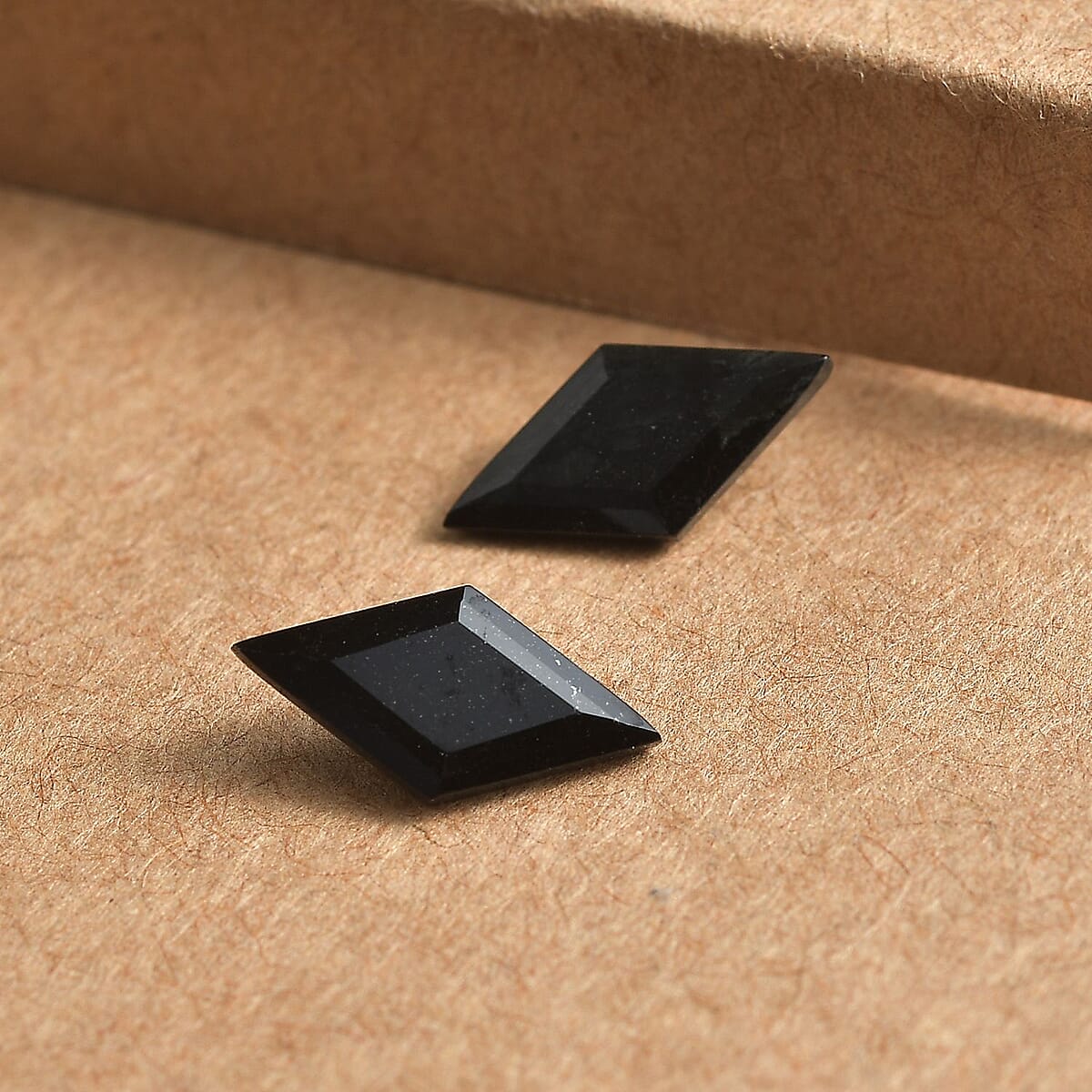 Set of 2 Australian Black Tourmaline (Kite 12x6 mm) 2.11 ctw Loose Gemstone image number 1