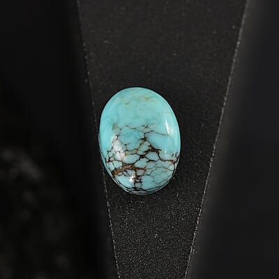 Blue Moon Turquoise (Ovl 8x6mm) 1.10 ctw Loose Gemstone