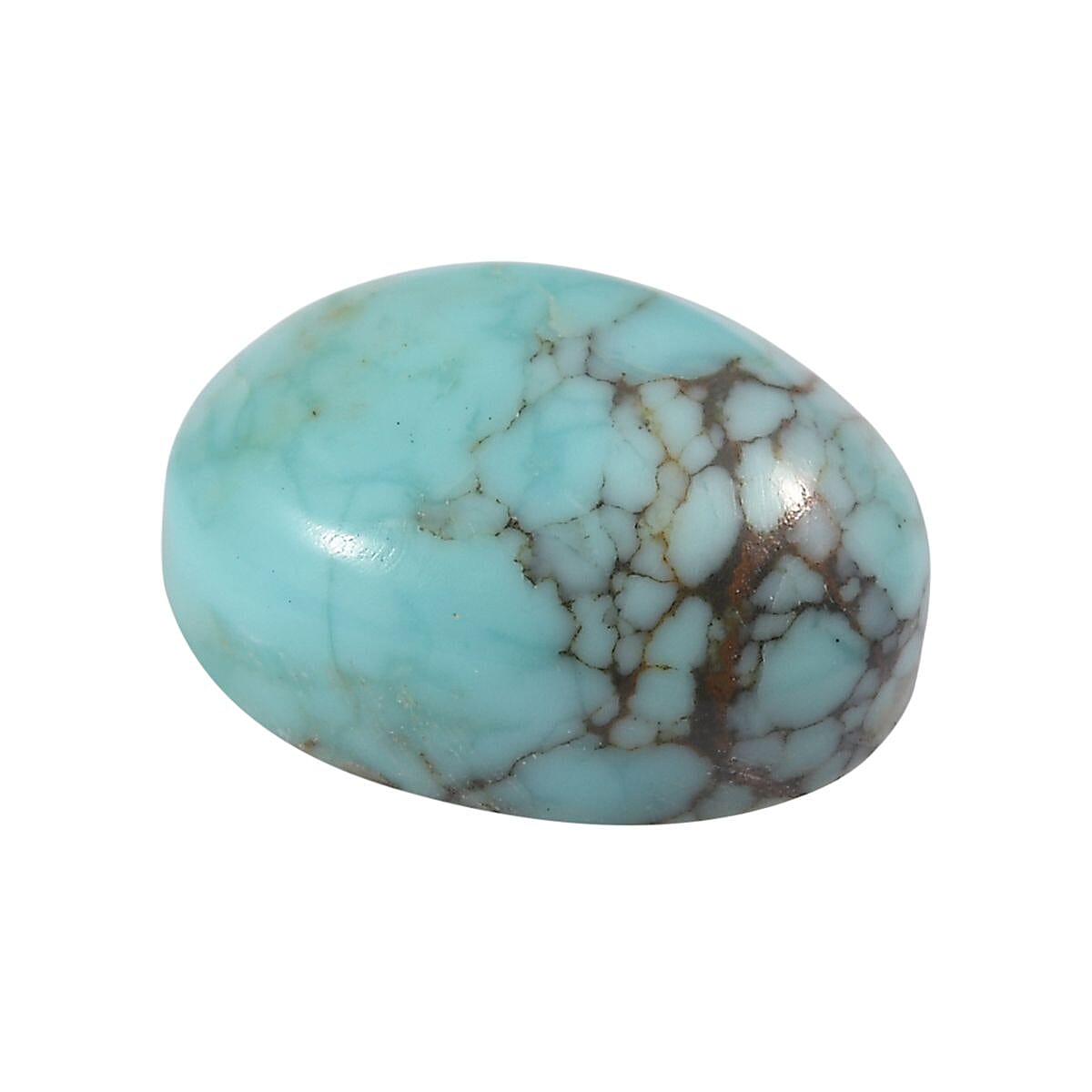 Blue Moon Turquoise (Ovl 8x6mm) 1.10 ctw Loose Gemstone