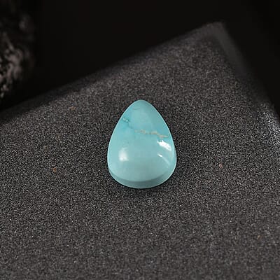Blue Ridge Turquoise (Pear 8x6 mm) 1.00 ctw Loose Gemstone