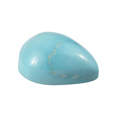 Blue Ridge Turquoise (Pear 8x6 mm) 1.00 ctw Loose Gemstone