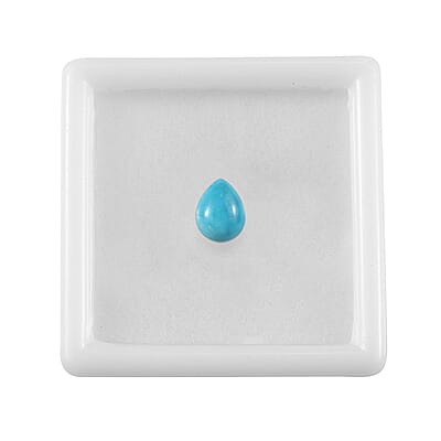 Blue Ridge Turquoise (Pear 9x7 mm) 1.55 ctw Loose Gemstone
